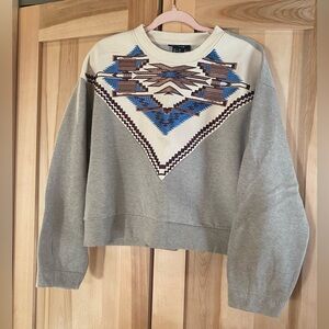 Ariat Sweatshirt with Aztec Stitching